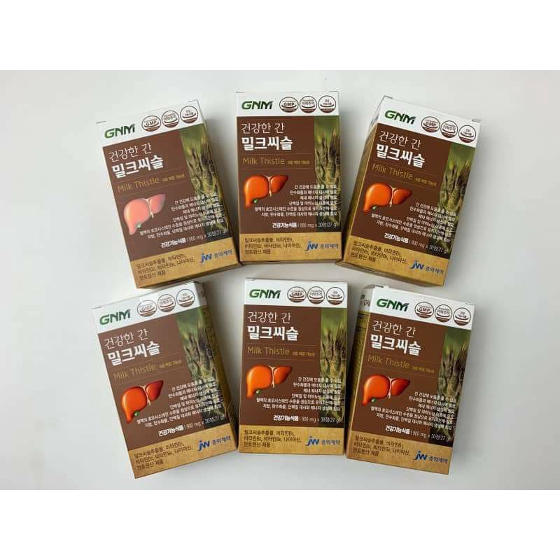 Viên uống bổ Gan GNM Natural MilkThistle Hàn Quốc 30v