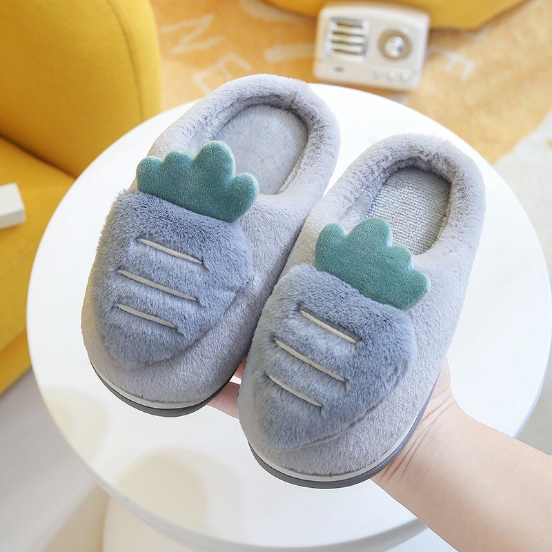 [Độc] Dép bông đi trong nhà cho bé, có size cho bé lớn