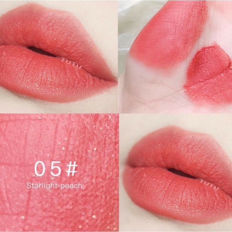 Son kem TUTU Fog matte AROMA đang HOT Trend🤩- tone 1 - 3 - 4 -5