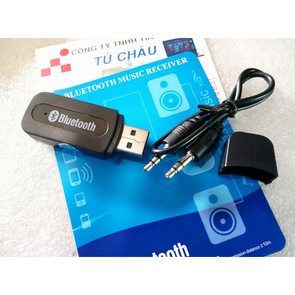 Bluetooth USB Music Receiver H - 163_Biến loa thường thành loa Bluetooth