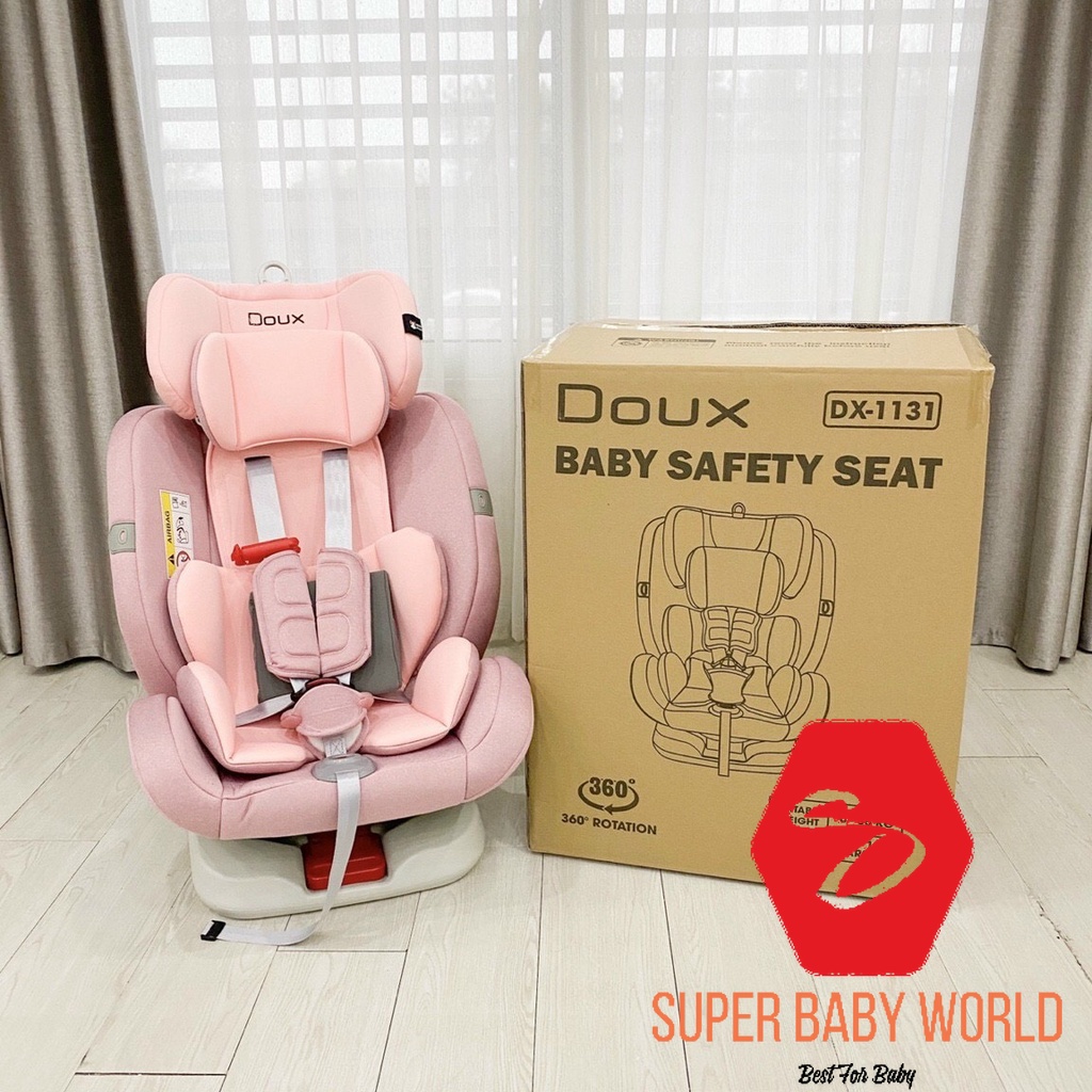 Ghế ngồi ô tô trẻ em Doux DX-1131 quay 360 độ isofix