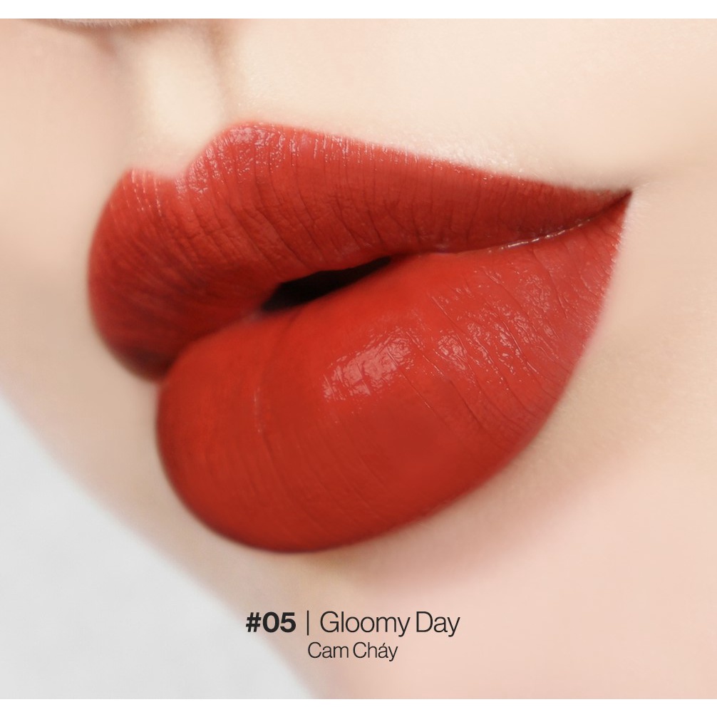 CHÍNH HÃNG: Son Kem Siêu Lì, Lâu Trôi, Mịn Mượt Nhẹ Môi Gilaa Long Wear Lip Cream 5g