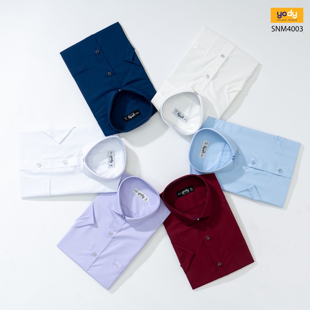 Áo Sơ Mi Nam YODY Tay Ngắn 2 Túi Classic, Chất Liệu Cao Cấp Dáng Công Sở Mã SP SNM4003 | BigBuy360 - bigbuy360.vn