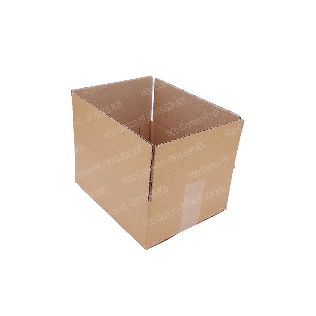 25x20x10 Combo 40 Hộp Carton Đóng Hàng, Thùng Bìa Giấy Giá Rẻ Tiện Lợi - Hộp Carton HT