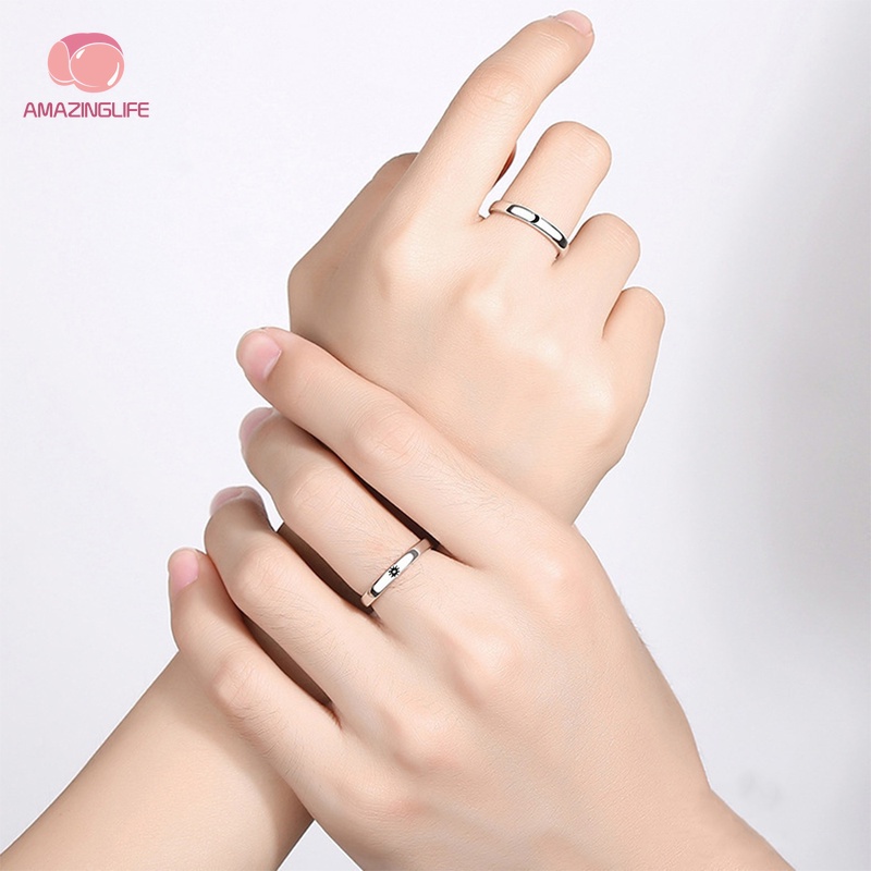 Nhẫn Đính Hôn / Nhẫn Cưới Màu Sắc Tối Giản Lãng Mạn