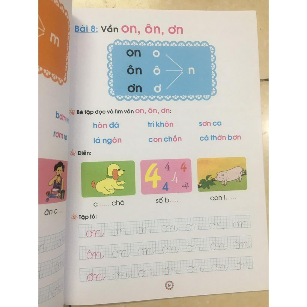 Sách - Dành trang cho bé vào lớp 1-Vở bé học tiếng việt ( dành cho trẻ từ 5-6 tuổi )