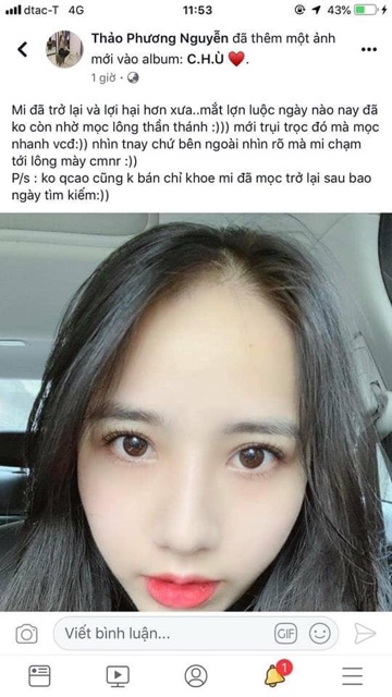 [XÁCH TAY THÁI LAN] SALE serum dưỡng dài, dày mi, lông mày, râu Genive dạng lăn | BigBuy360 - bigbuy360.vn