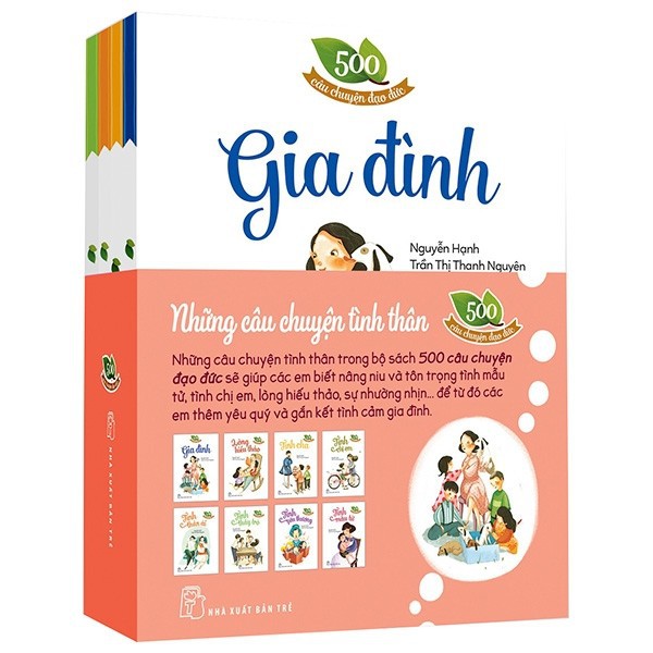 Sách - Combo 8 cuốn 500 câu chuyện đạo đức - Những câu chuyện tình thân