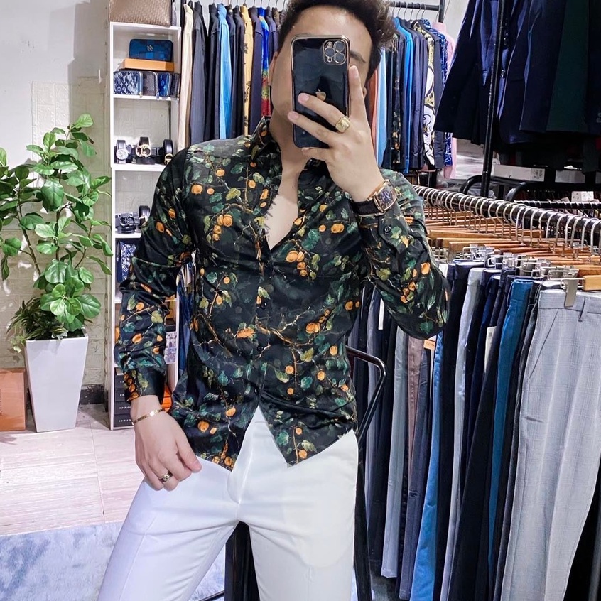 Sơ mi lụa trơn mịn không nhăn không phai không xù