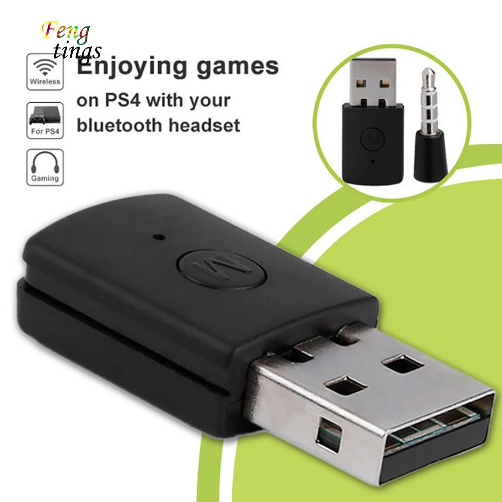 Bộ chuyển đổi tai nghe Dongle 3.5mm bluetooth 4.0 từ USB 2.0 chuyên dùng cho bộ điều khiển PS4