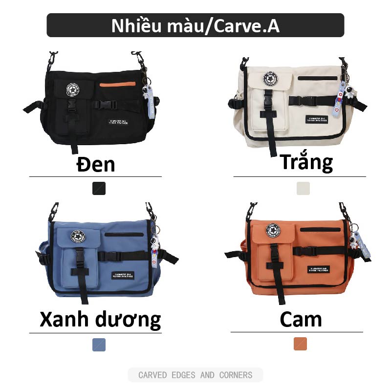 Carve.a Store Túi Đeo Chéo Vai Chống Thấm Nước Chống Trộm Dành Cho Nam