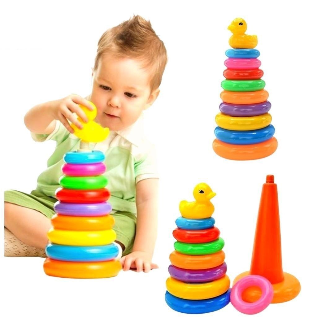 Đồ chơi tháp vịt xếp chồng cho bé size lớn