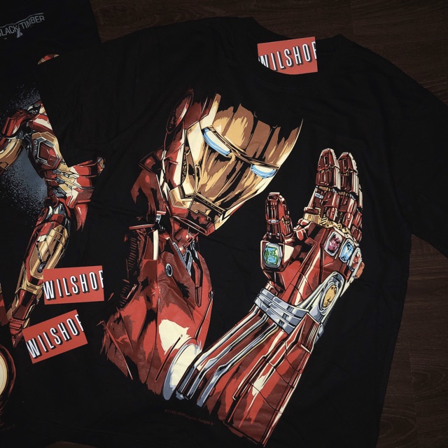 (M, L, XL) IRON MAN - ÁO MARVEL IN 3D - ÁO THUN UNISEX (IRONMAN) - SIÊU ANH HÙNG