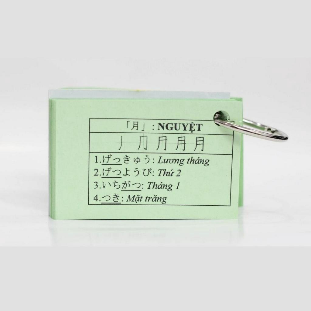 Trọn Bộ Thẻ Học Hán Tự - Từ Vựng - Ngữ Pháp N5