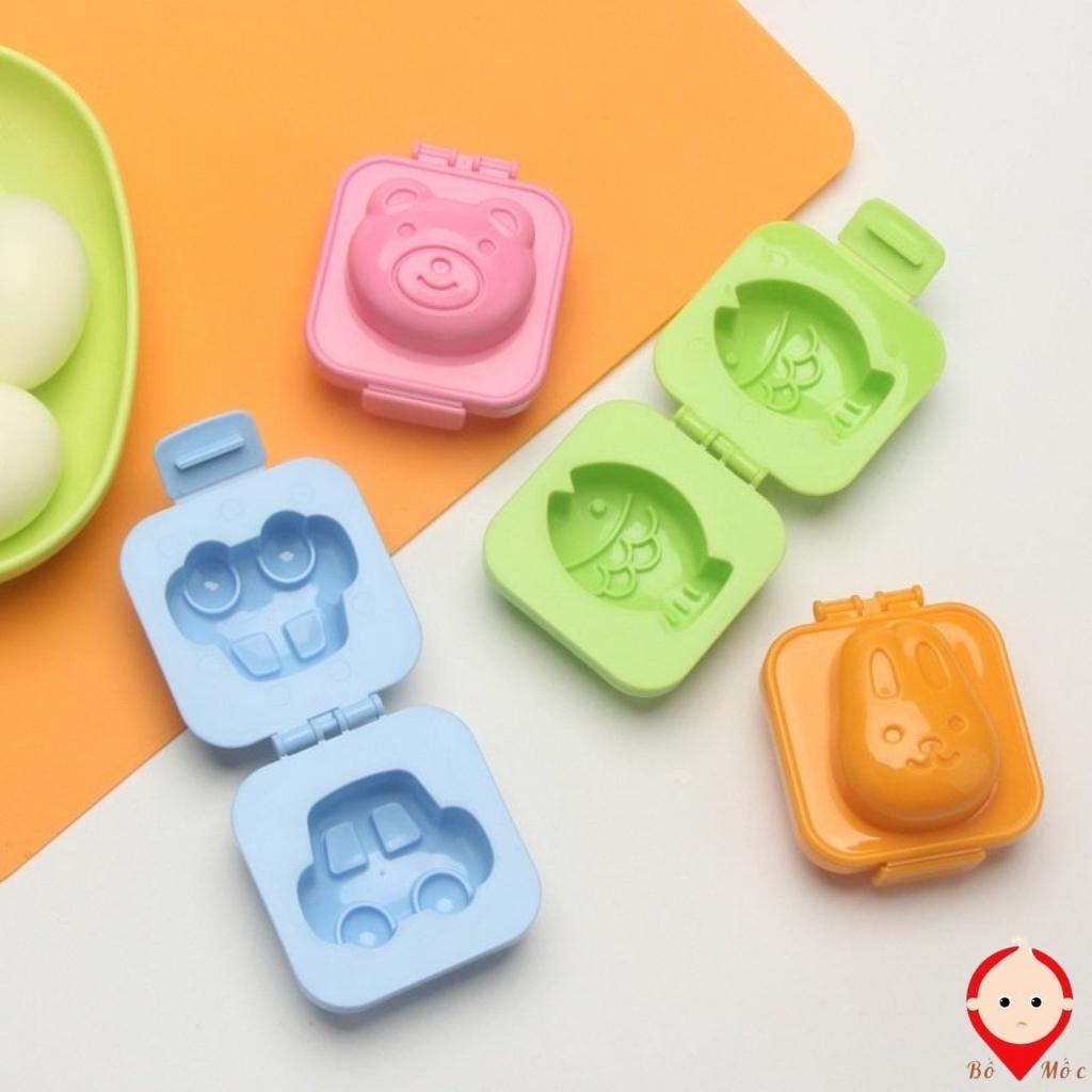 Khuôn Tạo Hình Ép Cơm, Trứng, Khuôn Bento Cho Bé Ăn Dặm Ngon Miệng Nhiều Hình Dễ Thương Shop Bố Mốc ,Ph