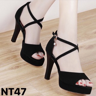GIÀY CAO GÓT ĐẾ NHỌN 12 PHÂN (NT47)
