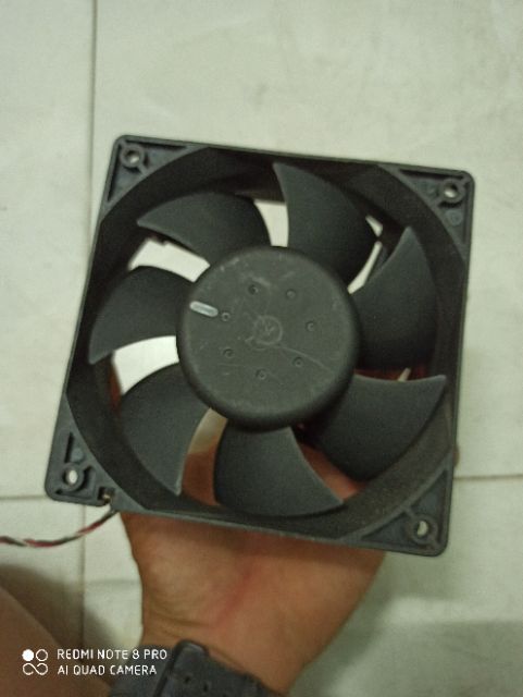 Quạt tháo máy chủ Dc 12v vuông 12cm dày 2cm