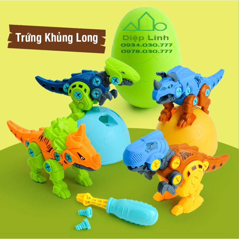 [HOT 2023] ĐỒ CHƠI LẮP RÁP MÔ HÌNH CAO CẤP TRỨNG KHỦNG LONG - ĐỒ CHƠI THÔNG MINH &amp; PHÁT TRIỂN TƯ DUY