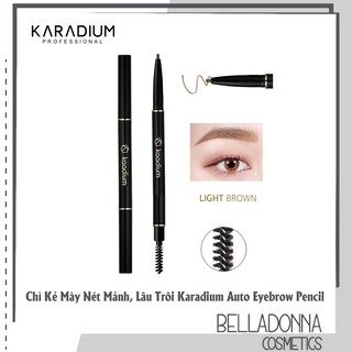 Chì Kẻ Mày 2 Đầu Lâu Trôi Karadium Auto Eyebrow Pencil #05 Light Brown Tone Nâu Sáng
