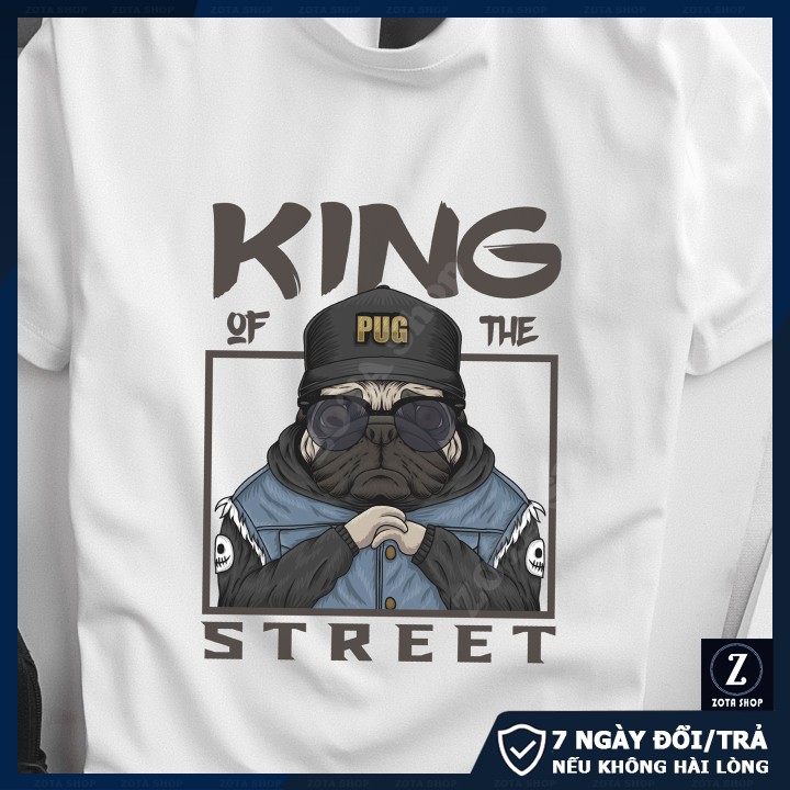 Áo thun nam đẹp, áo thun tay ngắn ZOTA GZ15 in King of the street