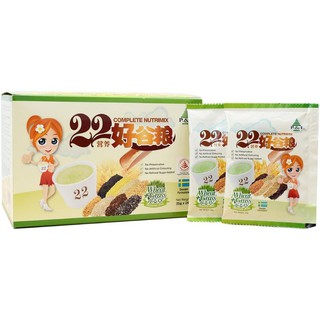 Bột ngũ cốc dinh dưỡng cao cấp 22 loại hạt 22 Complete Nutrimix Wheat Grass (Mầm lúa mì) 625g