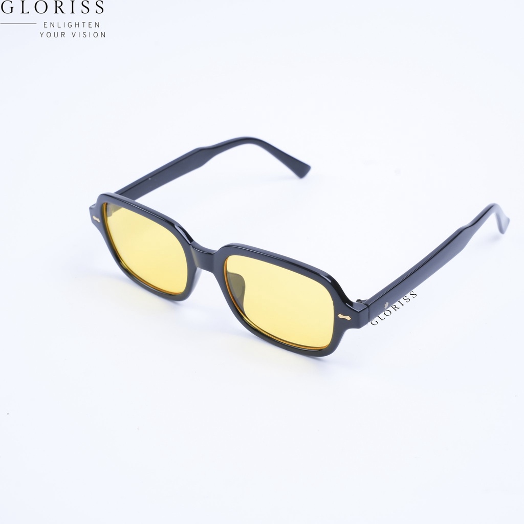 Mắt kính râm thời trang nam nữ - GLORISS GUCCI-MTP chống nắng, chống tia UV, thay mắt cận, viễn, loạn