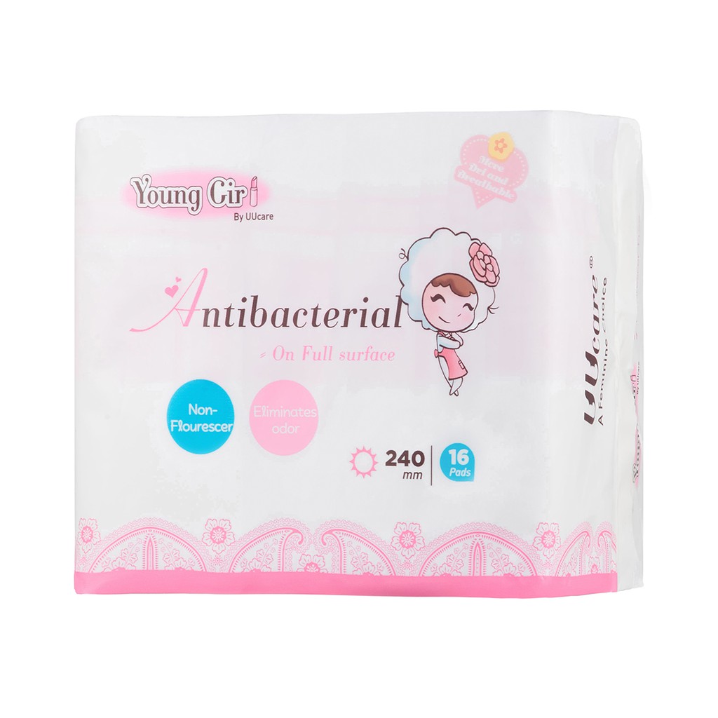 Combo 2 gói Băng vệ sinh UUcare Young Girl ban ngày 24cm