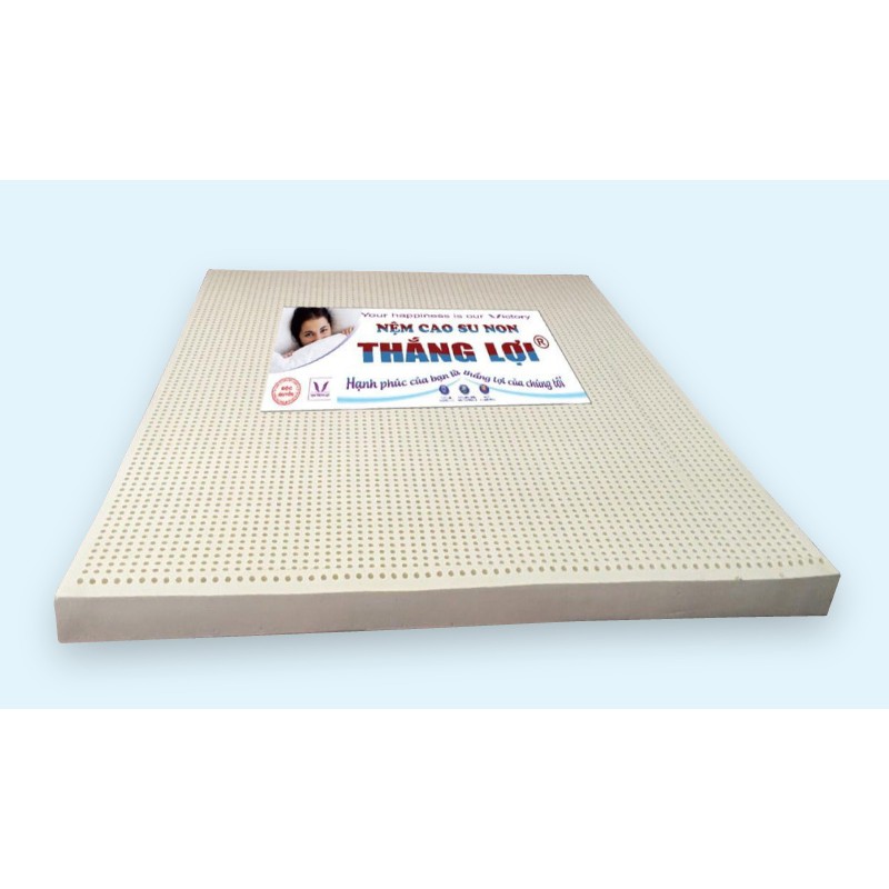 Nệm cao su non Thắng Lợi 160x200cm dầy 15cm