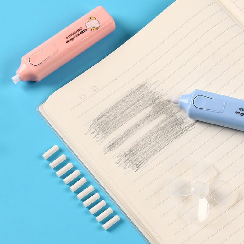 Cục Tẩy Điện Kèm Quạt Mini Dành Cho Họa Sĩ / Họa Sĩ