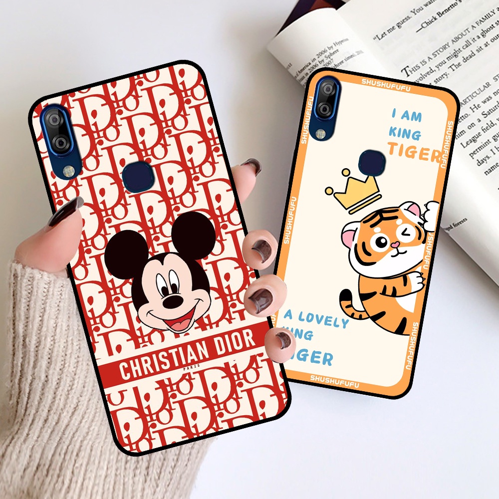 Ốp Vsmart Active 1 / Active 1 Plus / Active 1+ in hình mickey, hổ, kingtiger siêu rẻ T19 - T24