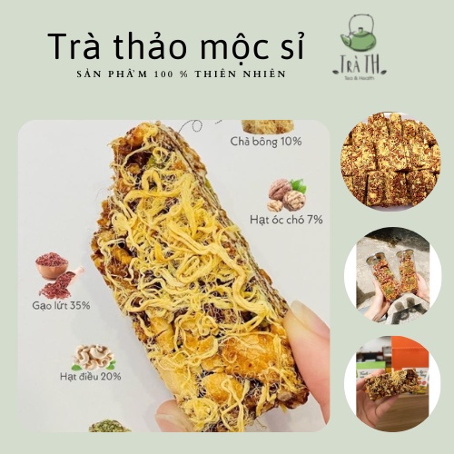 ( ảnh thật + video ) Thanh Gạo Lứt Ngủ Cốc Chà Bông Lon 250Gr - Thanh Gạo Lứt Chà Bông Mix Hạt Dinh Dưỡng