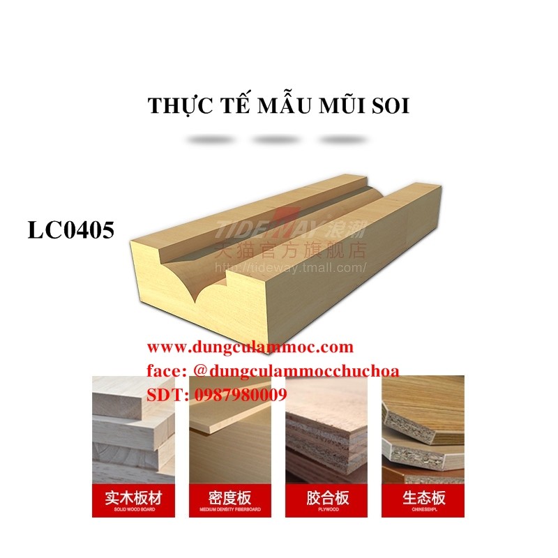 Mũi soi mũi tên Tideway LC0405 - 1 mũi