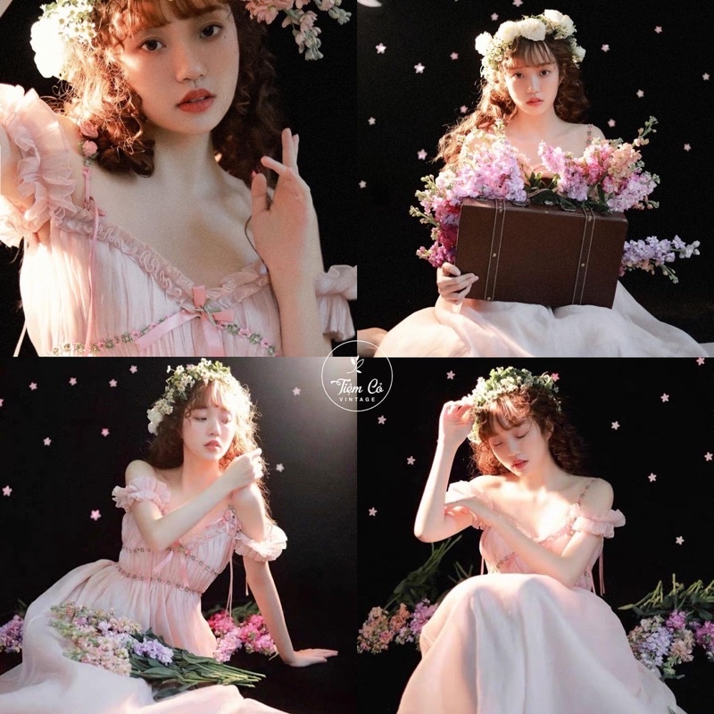Váy nàng thơ chụp beauty ngoại cảnh du lịch cực xinh