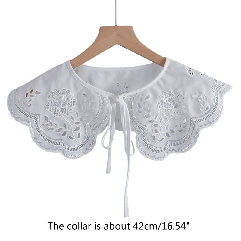 Cổ Áo Giả Thêu Họa Tiết Phong Cách Hán Phục Cổ Điển