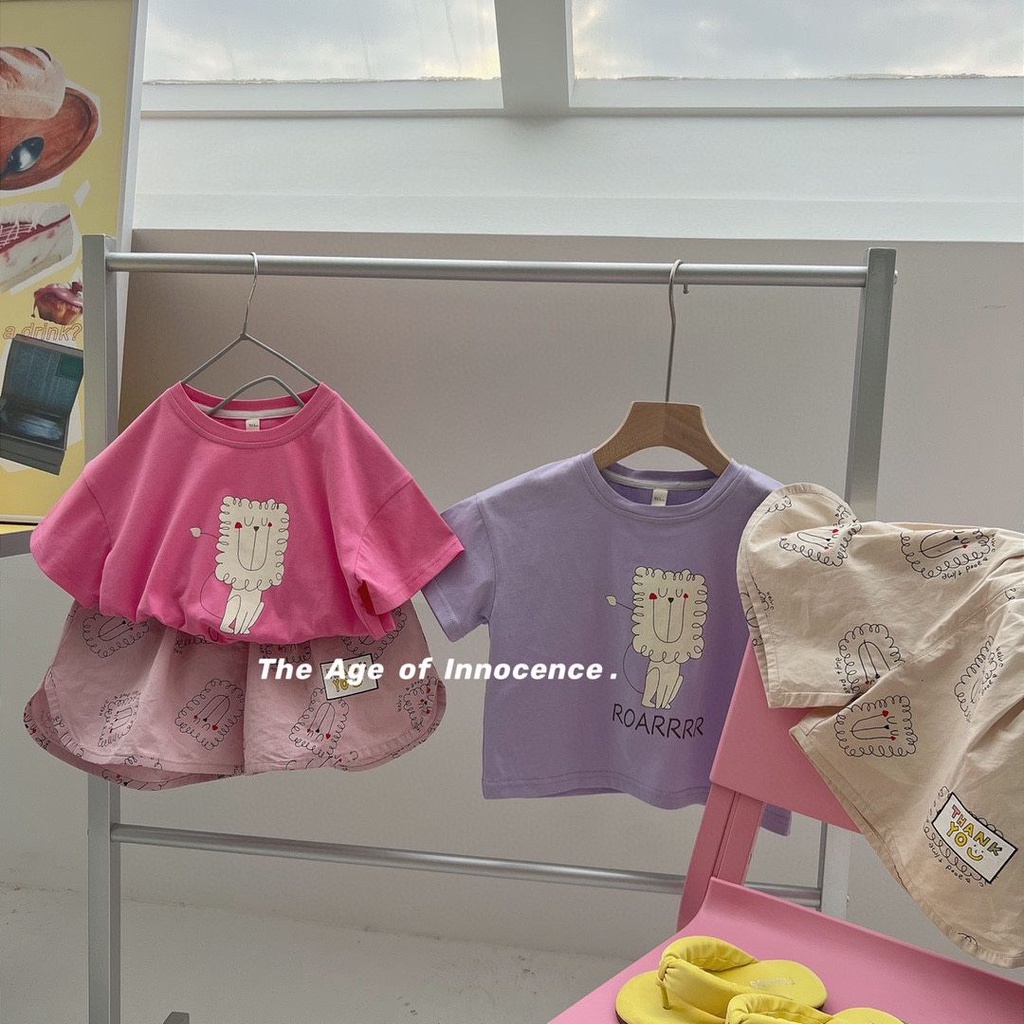 Hàng Mới Về Áo Thun Cotton Tay Ngắn Phong Cách Hàn Nhật Mới Cho Bé Gái
