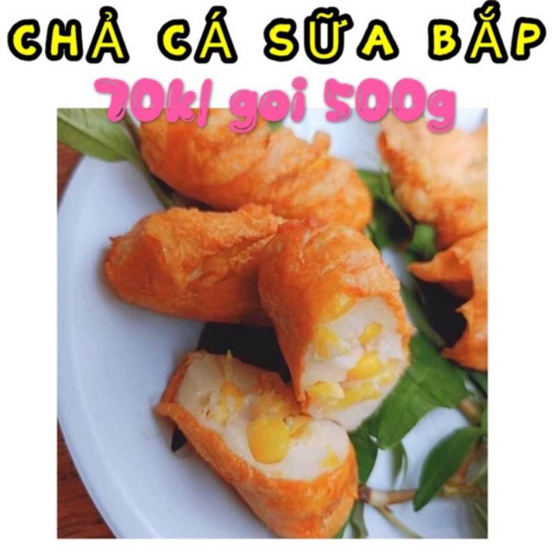 ( NOW SHIP 1H) Chả cá sữa bắp - Xúc Xích ngô 500gr