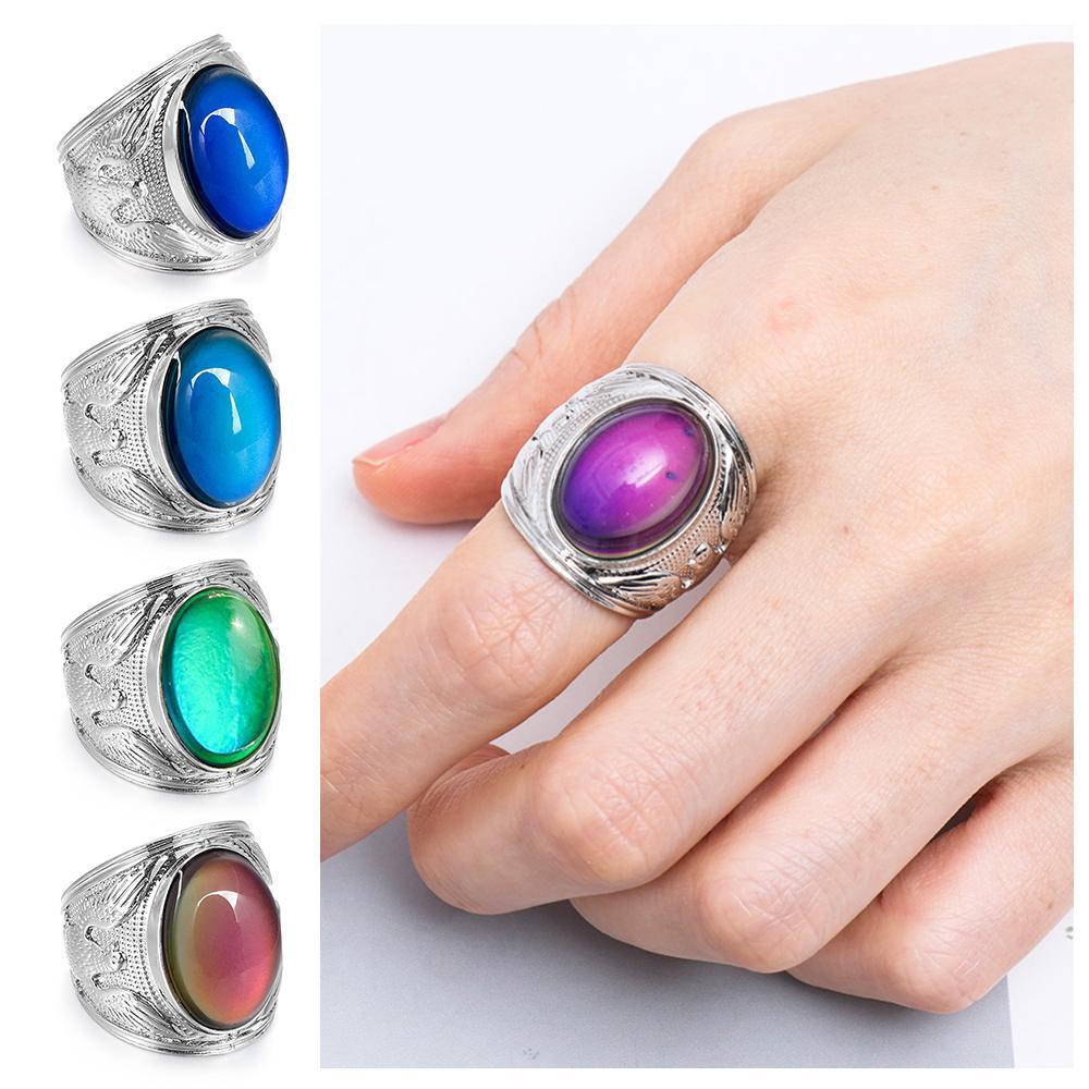 Nhẫn Hoa Hồng Điều Khiển Nhiệt Độ Sáng Tạo Cho Nữ