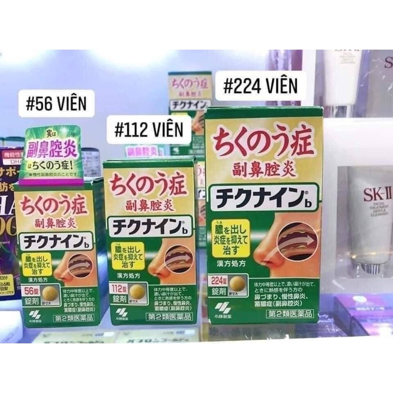 Viên uống xoang Nhật bản Kobayashi Chikunain Nhật bản