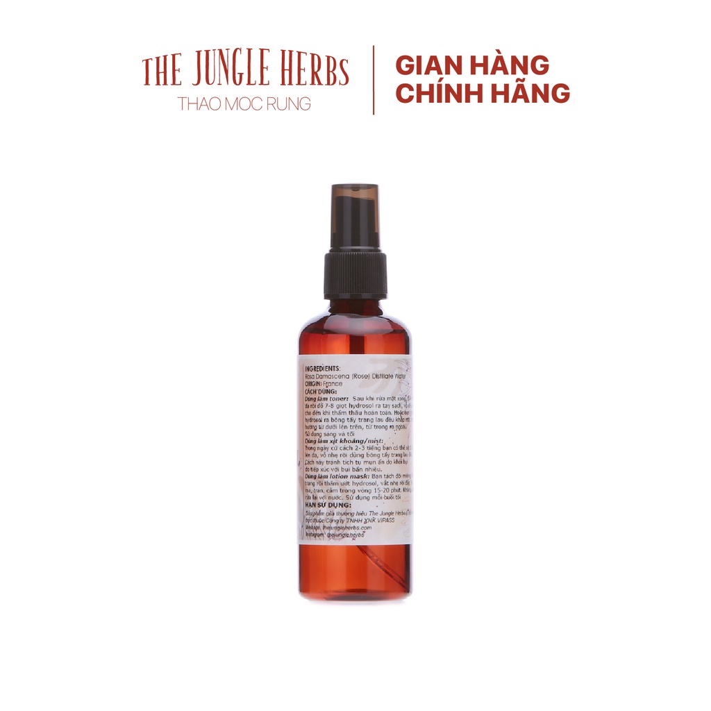 ⚡ FREESHIP⚡ Nước toner hoa hồng Rose Hydrosol se khít lỗ chân lông handmade