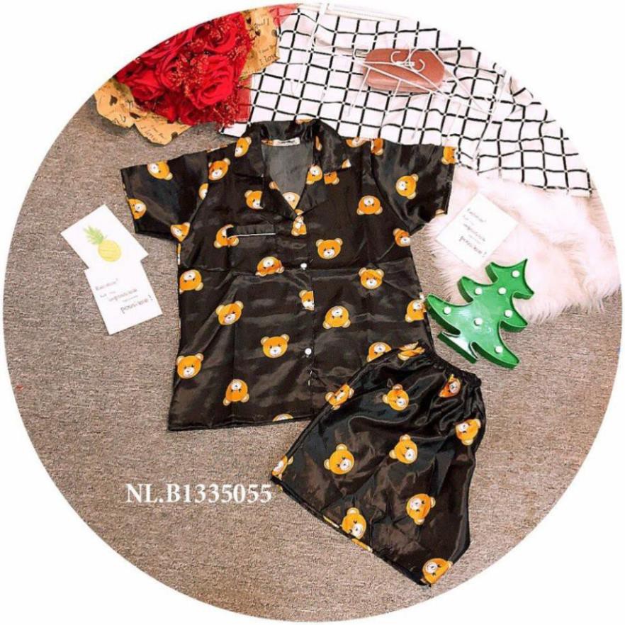 [GIÁ RẺ - FREESHIP] Pijama Lụa Thái Mềm Mịn Cao Cấp về đủ 5 màu form 60kg hình thật  ྇ ྇ ༴