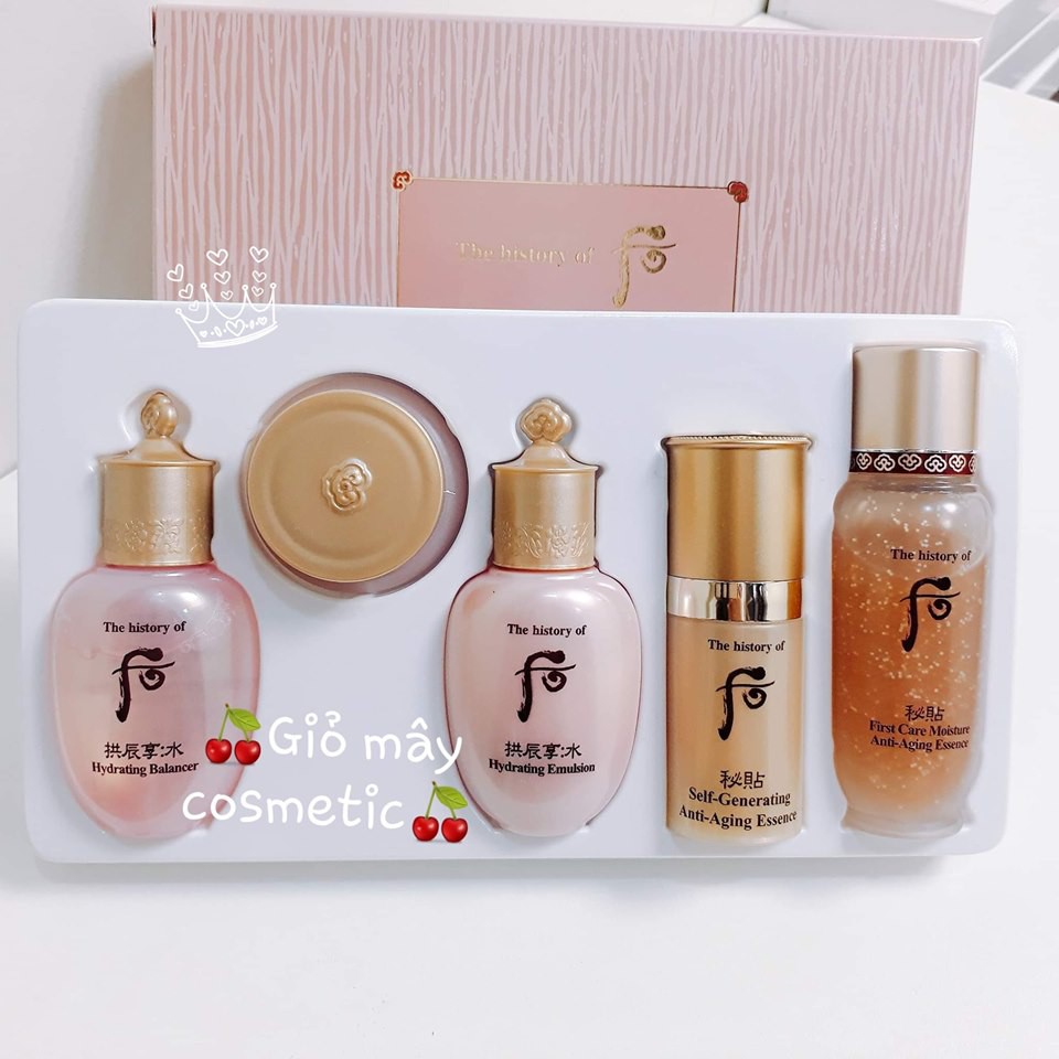 SET DƯỠNG DA WHOO HỒNG MINI
