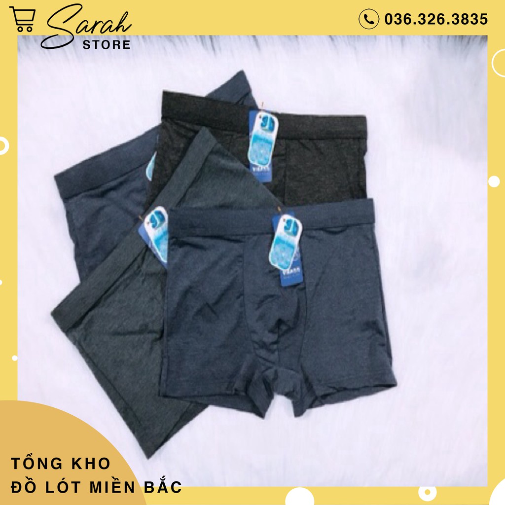 1 Chiếc Quần Lót Đùi, Sịp Đùi 3D Boxer Nam Thun Lạnh Co Giãn 4 Chiều