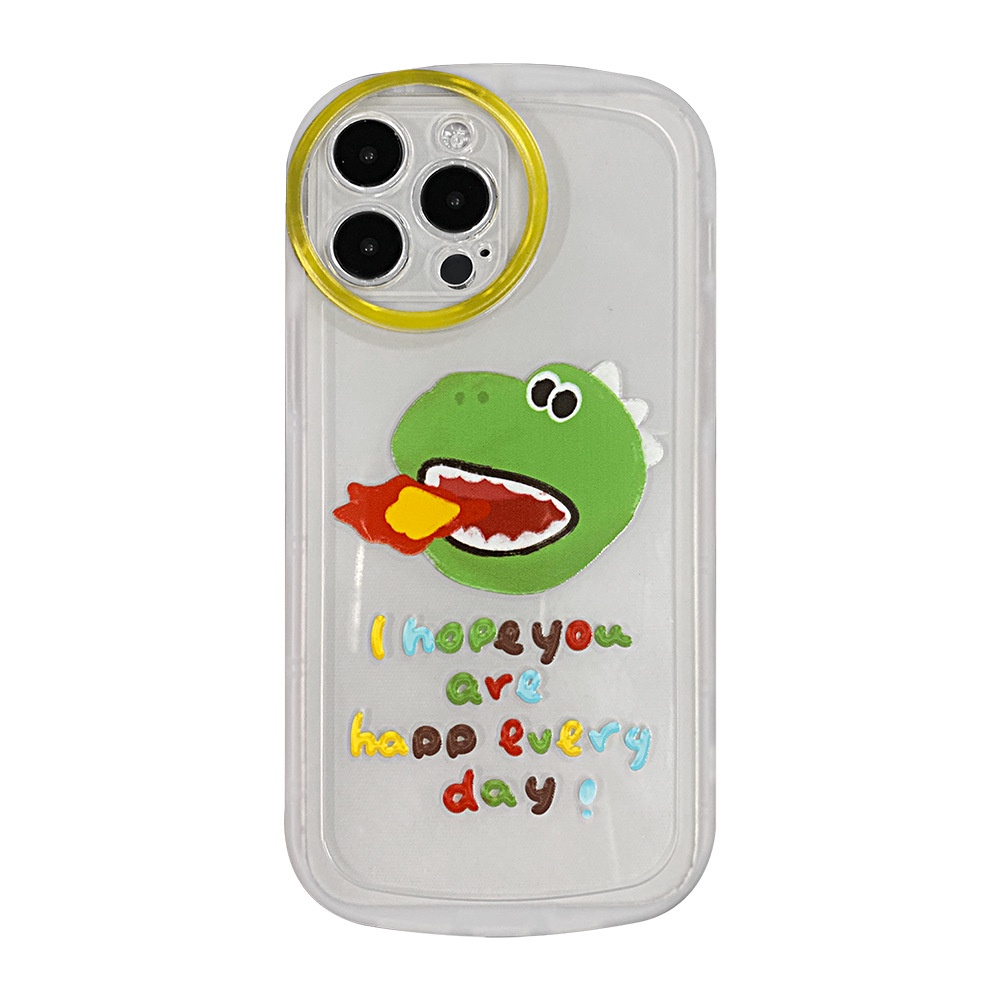 ốp iphone Khủng long thở lửa TPu Silicone Case Điện thoại iPhone 11 Pro Max X Xr Xs 7 8 14 Plus Se 2020 12 pro max 13 mini