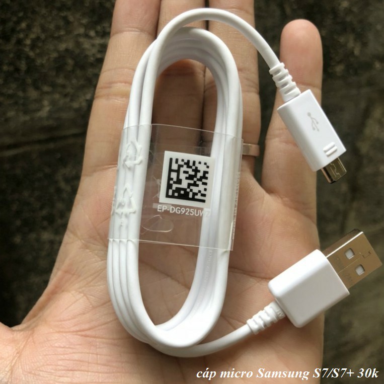 Cáp Micro Usb Samsung chính hãng dùng cho Galaxy A5/ A7, Tab 3, J2 J4 J6 Plus...
