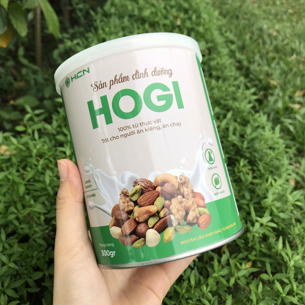 [CHÍNH HÃNG]Sữa hạt Hogi dinh dưỡng dành cho người ăn kiêng, ăn chay tiểu đường, mỡ máu, kiểm soát cân nặng 300gr