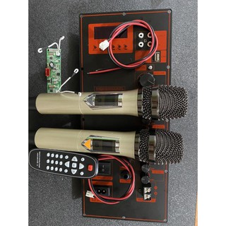 [Combo] Mạch loa kéo + micro thân nhôm UHF cao cấp - cb01