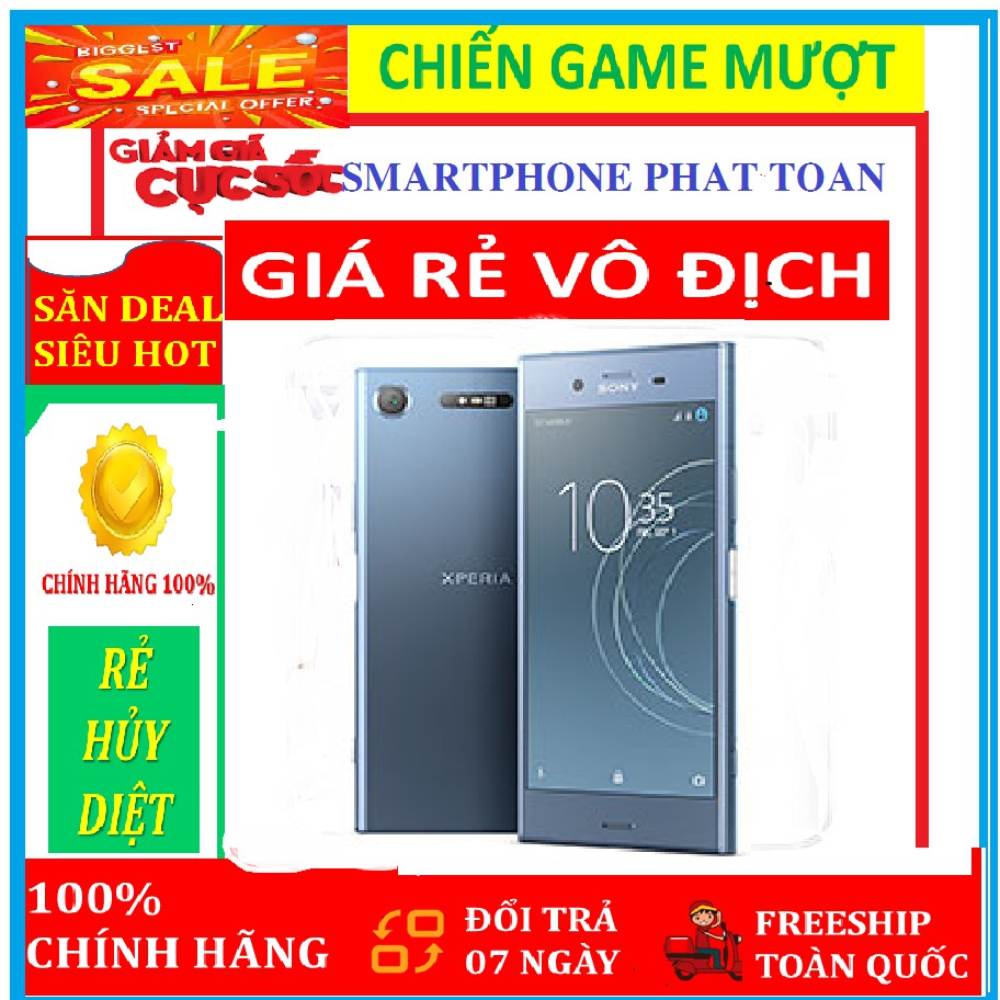 điện thoại Sony XZ Premium - Sony Xperia XZ Premium ram 4G bộ nhớ 64G . Chiến PUBG - FREE FIRE - LIÊN QUÂN mượt