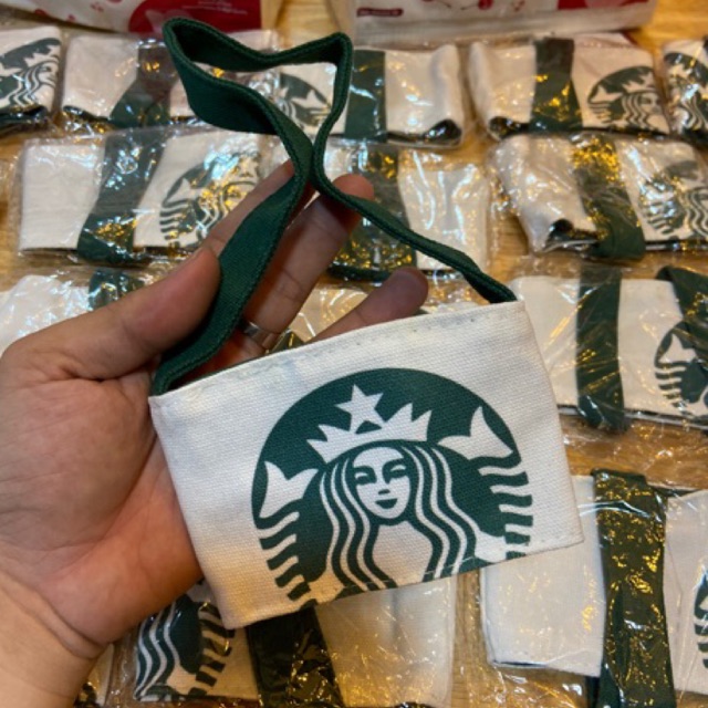 Túi vải đựng ly Starbucks
