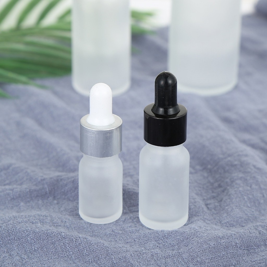 Lọ Chiết Serum Thủy Tinh Phun Mờ Cao Cấp Nắp Bóp Nhỏ Giọt 15ML/20M/30ML Dùng Chiết Mỹ Phẩm, Tinh Chất, Phụ Kiện Du Lịch