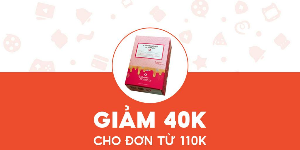 [Scan & Pay] - Robusta Honey - Giảm 40K cho Cà phê Bột Robusta Honey